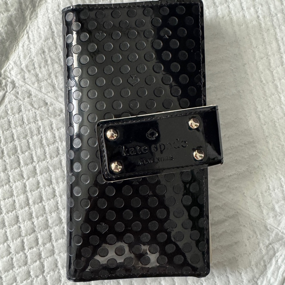 Black & Cream Kate Spade Wallet